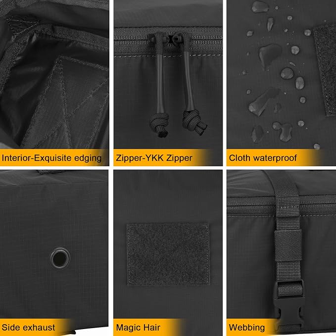 PETAC GEAR 4 PCS Tactical Modular Packing Cubes - Image 4