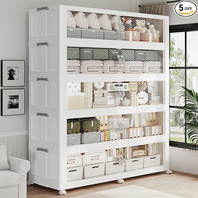 1600QT Extra Large Stackable Storage Bins by QAVABIN
