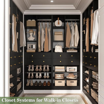 Besiost Closet System, 55.5"/4.6 FT Closet Organizer System - Image 2