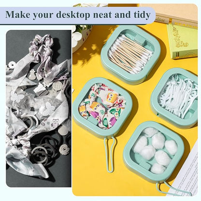 Kathfly 4 Pcs Hair Tie Organizer, Portable Hair Accessories Organizer Travel - Image 5
