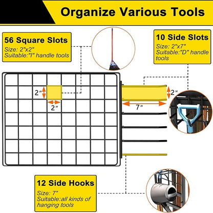 GIOTORENT 6 Tier Garden Tool Organizer, Garage Storage and Organization - Image 7
