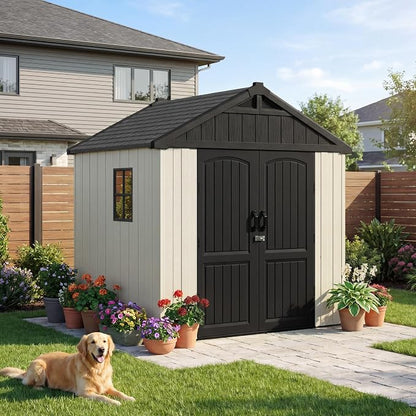 Devoko Plastic Outdoor Storage Shed by DEVOKO