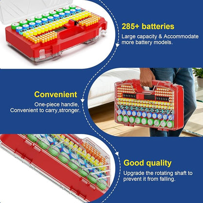 Battery Organizer Storage Holder Box Case - Image 2