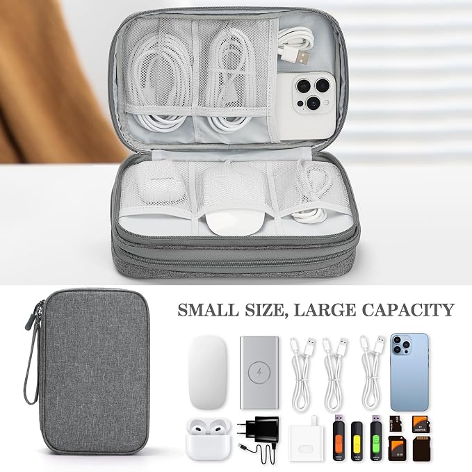 FYY Electronic Organizer, Large Travel Cable Organizer Bag Pouch Electronic - Image 6