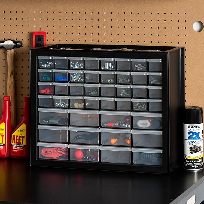 IRIS USA 44-Drawer Small Parts Storage Cabinet, Made in USA, Building Bricks - Image 2