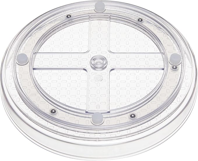 Amazon Basics Clear Lazy Suzan Turntable Organizer - Image 4