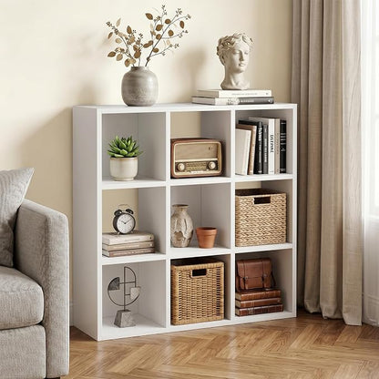 LUCKLIFE 9-Cube Storage Organizer, Stackable Modular Bookcase Shelf - Image 3