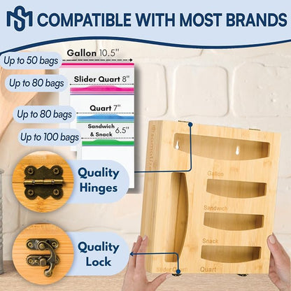 Storage Bag Holder, Baggie Organizer - Image 2