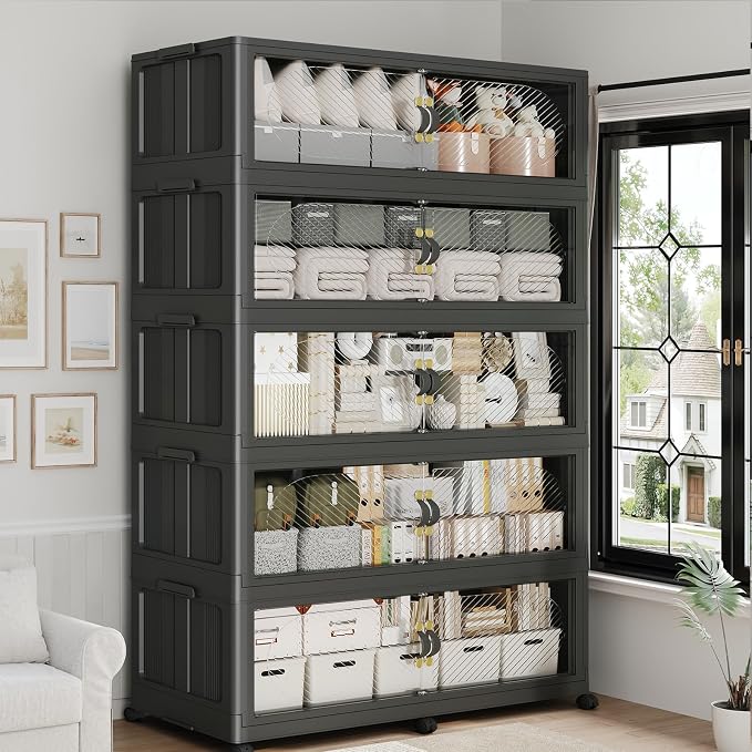 1200QT Extra Large Stackable Storage Bins by Fangtueh