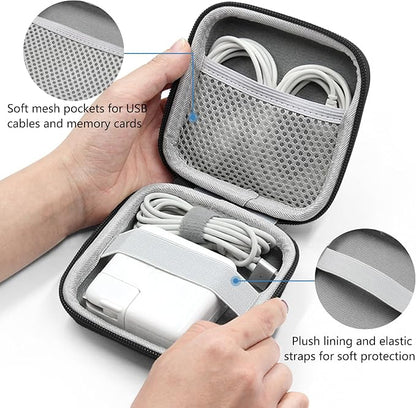 Charger Case for Macbook, Portable Tech Electronic Organizer Bag, Small Travel - Image 5