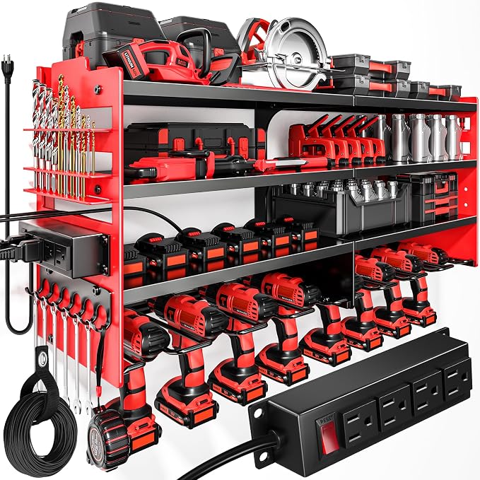 Large Power Tool Organizer Wall Mount by POKIPO