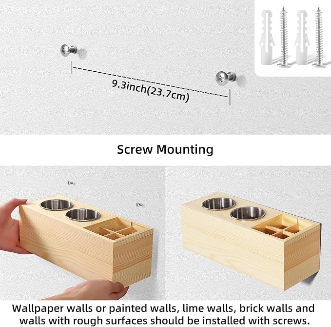 Hair Dryer Countertop Holder, Hair Tool Organizer Wall Mount, Blow Dryer Holder - Image 5