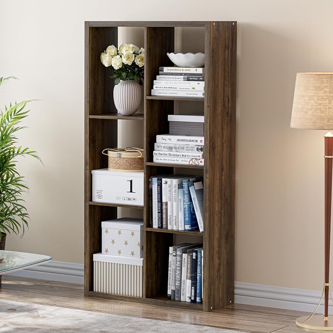Cube Storage Organizer Bookcase, Decorative 11 inch Open Back Cubical Shelf - Image 2
