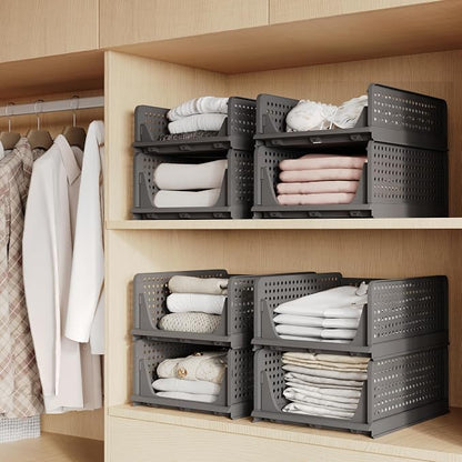 Pinkpum 5 Pack Folding Closet Organizers - Image 2