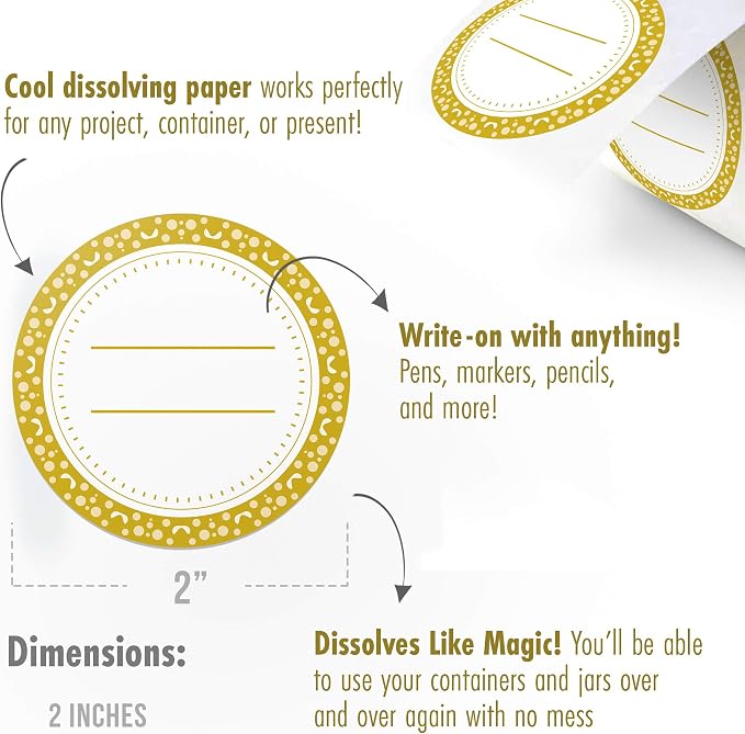 Canning Labels Dissolvable Stickers - Image 3