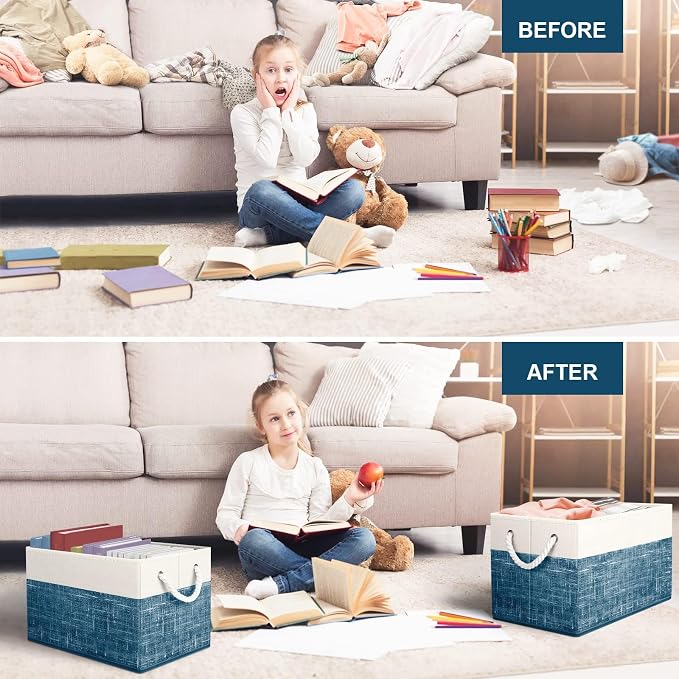 Storage Bins 6-Pack, Foldable Storage Baskets - Image 6