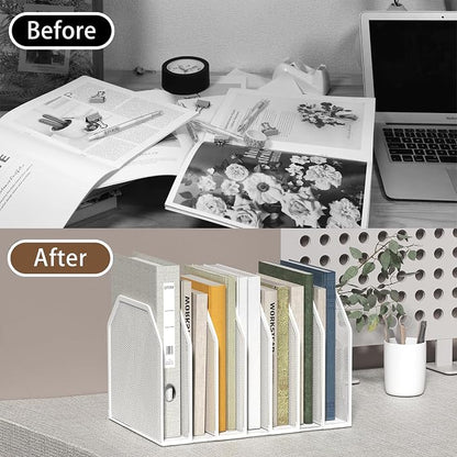 Metal 7 Section File Folder Organizer - Image 7