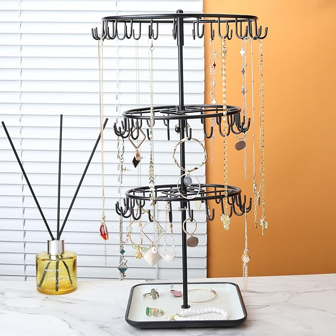 Multi-layer Jewelry Organizer Chic Box Metal Jewelry - Image 2