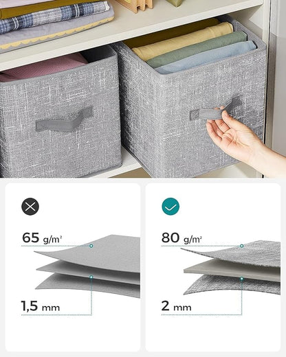 SONGMICS Storage Cubes, 11-Inch Non-Woven Fabric Bins - Image 6