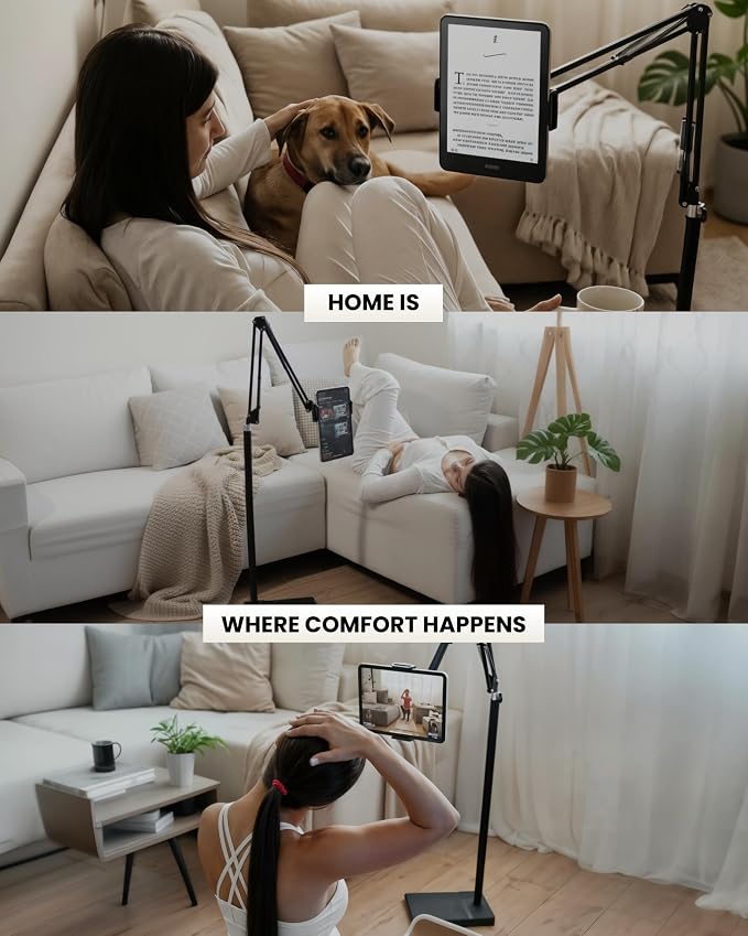 2-in-1 Tablet Floor Stand with tablet stand - Image 8