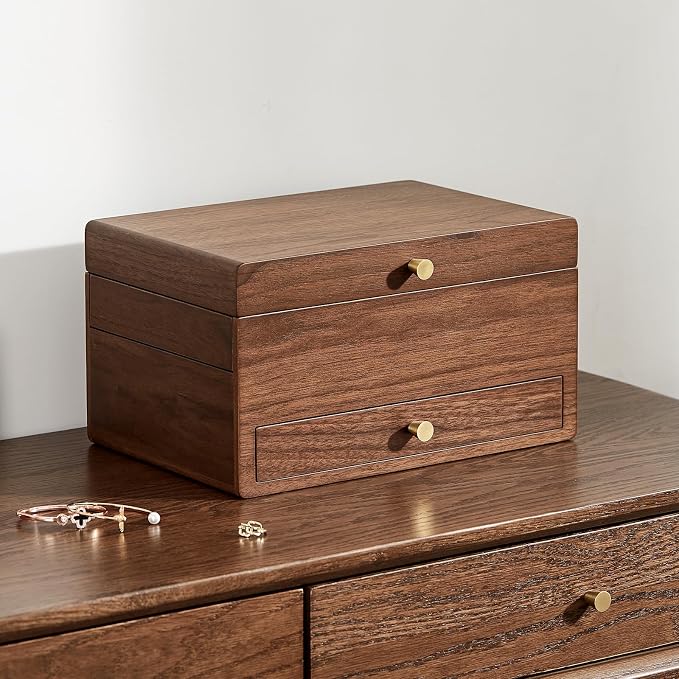 CHOSIN Black Walnut Wooden Jewelry Box - Image 2