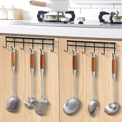 Kitchen Utensil Hanger, Wall Mout Kitchen Utensil Holder Organizer Rack - Image 3