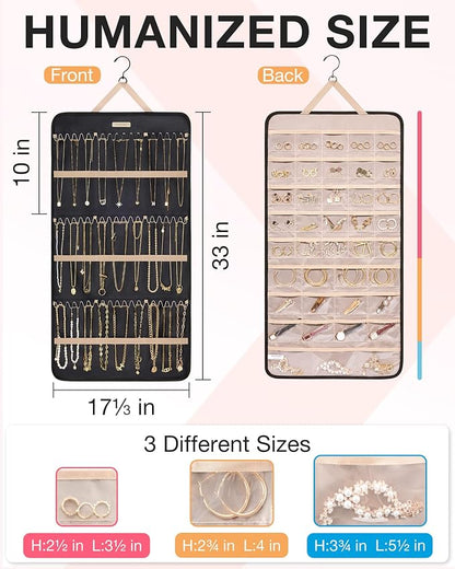 BAGSMART Hanging Jewelry Organizer Storage Roll - Image 5