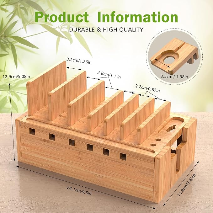Pezin & Hulin Bamboo Charging Station - Image 8