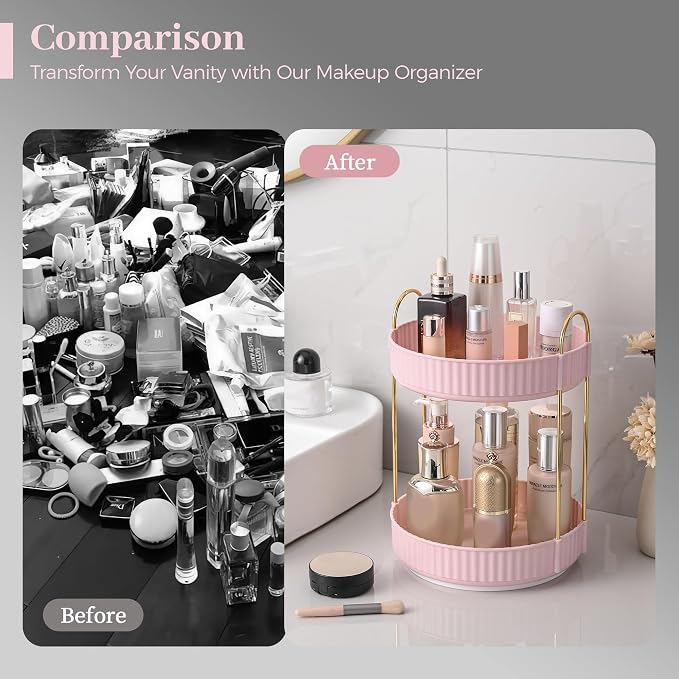 Aveniee 360 Rotating Makeup Organizer - Image 4