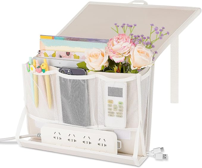 Bedside Caddy Bedside Storage Organizer Bedside Organizer by Retyion