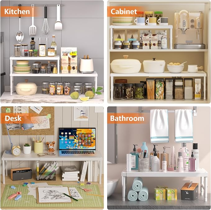 Kitchen cabinet organizer shelf, Spice Racks, Counter Shelf - Image 7