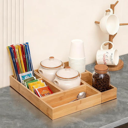 Bamboo Drawer Organizers Set - Image 5