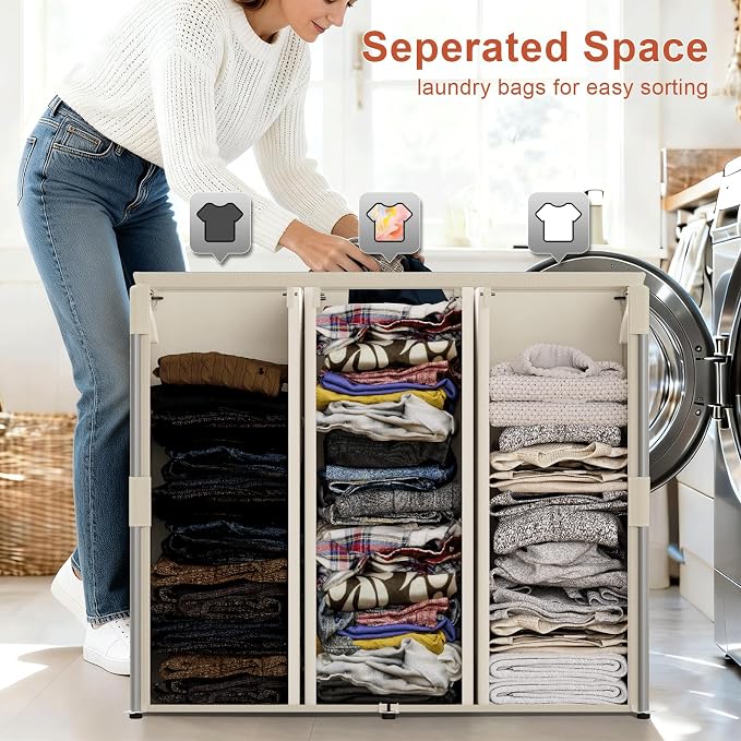 WOWLIVE 180L Laundry Hamper - Image 2