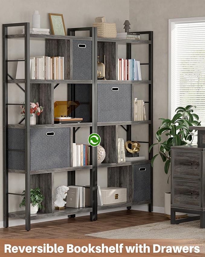 Armocity Bookshelf with Drawers - Image 5