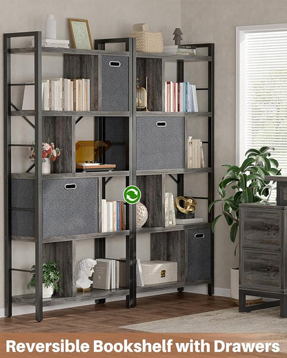 Armocity Bookshelf with Drawers - Image 5