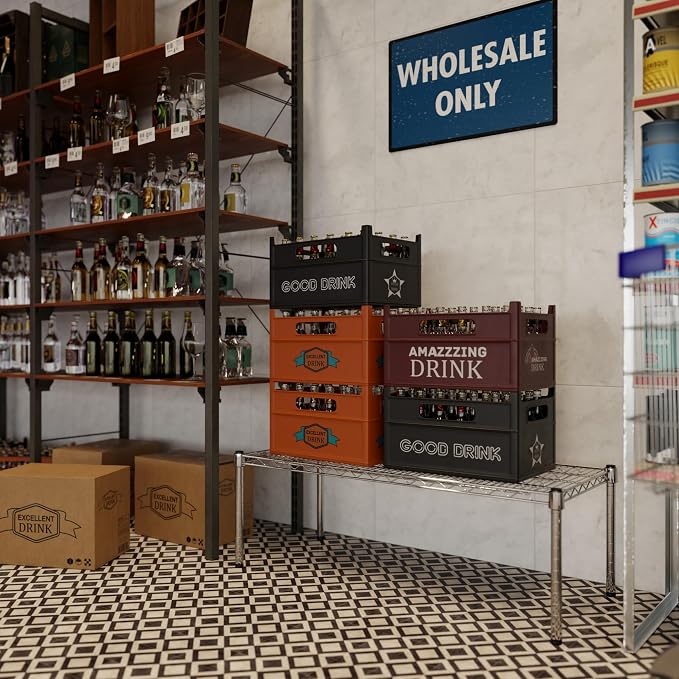 18" Deep x 42" Wide x 14" Height Wire Shelving Kit | 1-Tier | NSF Commercial - Image 7