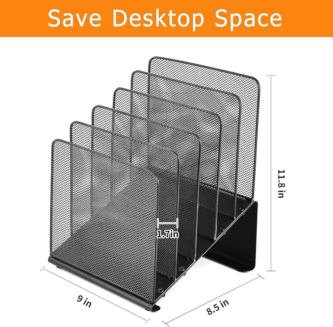 File Organizer for Desk, File Folder Organizer - Image 3
