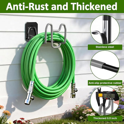 Garden Hose Holder with Hook - Image 2