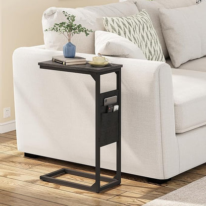 TUTOTAK C Shaped End Table, Side Table - Image 2