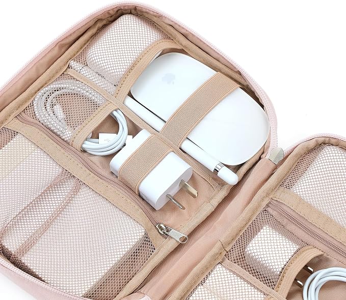 NISHEL Travel Cord Organizer Case, Tech Electronic Bag, Essentials - Image 4