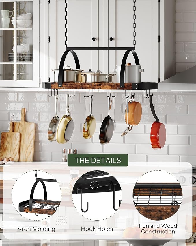 CHOEZON Hanging Pot Rack, Pot Hanger - Image 7