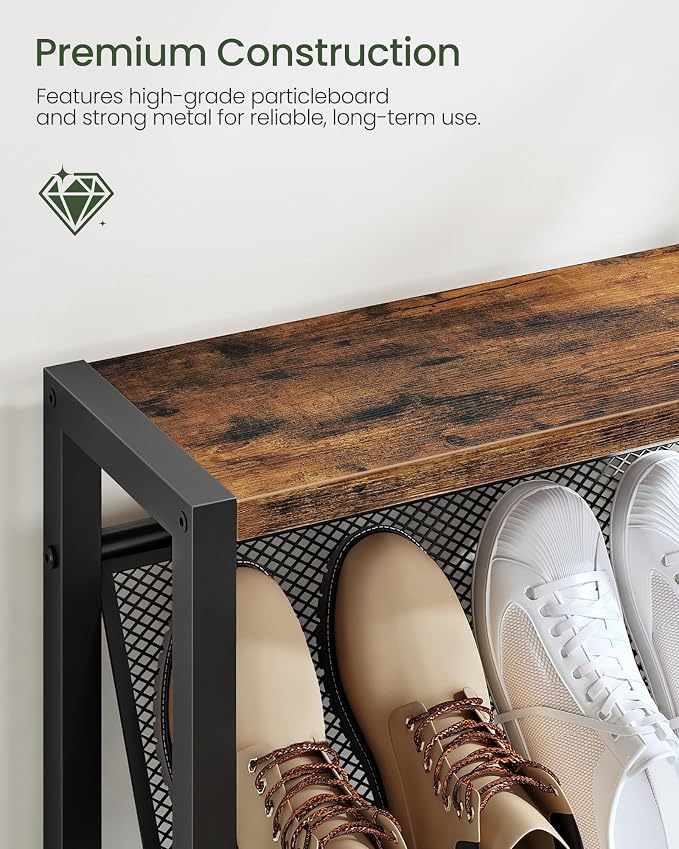 CHOEZON Shoe Rack, 5-Tier Slanted Shoe Rack, Narrow Shoe Storage Shelf - Image 8