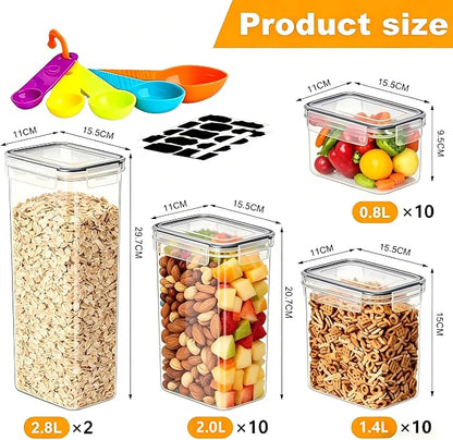 32 Pack Airtight Food Storage Containers - Image 2