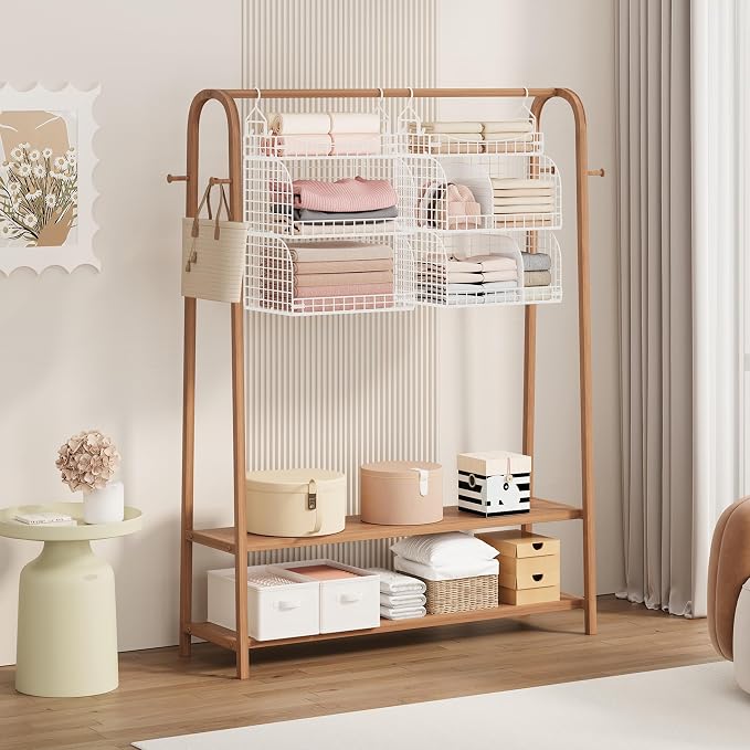 SWTYMIKI Hanging Closet Organizer Storage - Image 2