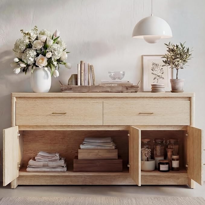 KISLOT 59" Sideboard Buffet Cabinet - Image 7
