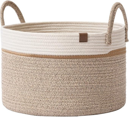 LA JOLIE MUSE Woven Basket Rope Storage Baskets by LaJol%C3%ADeMuse