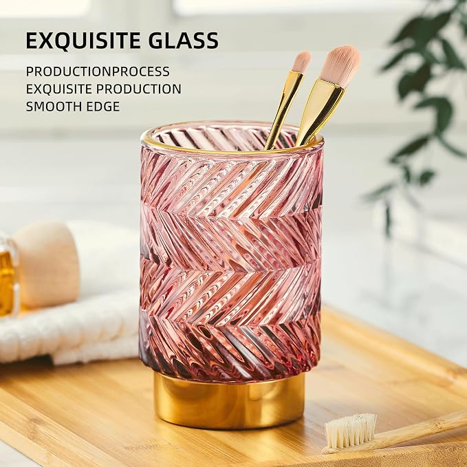 Makeup Brush Holder Organizer, Toothbrush Holders, Desk Pen Pencil Holder - Image 8