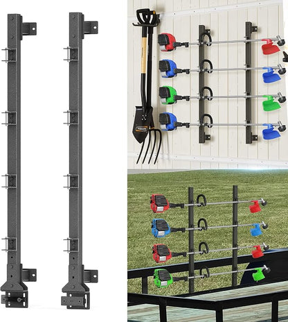 Trimmer Rack, 4 Place Heavy Duty Weedeater Rack by YZONA