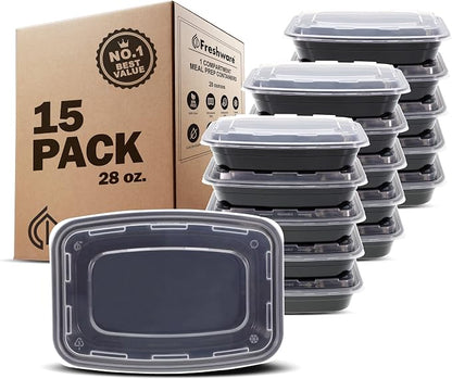Freshware Meal Prep Containers 1 Compartment Food Storage Containers by Unknown