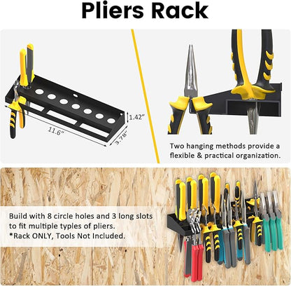 UNITEDPOWER Wall Mount Hand Tool Storage Set, Screwdriver Organizer, Pliers - Image 3